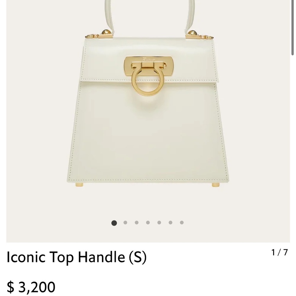 Ferragamo Iconic S top Handle bag